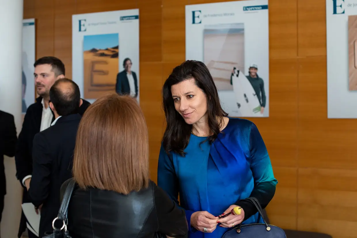 Filipa Mota e Costa, diretora Geral da Janssen Portugal, também aproveitou a pausa