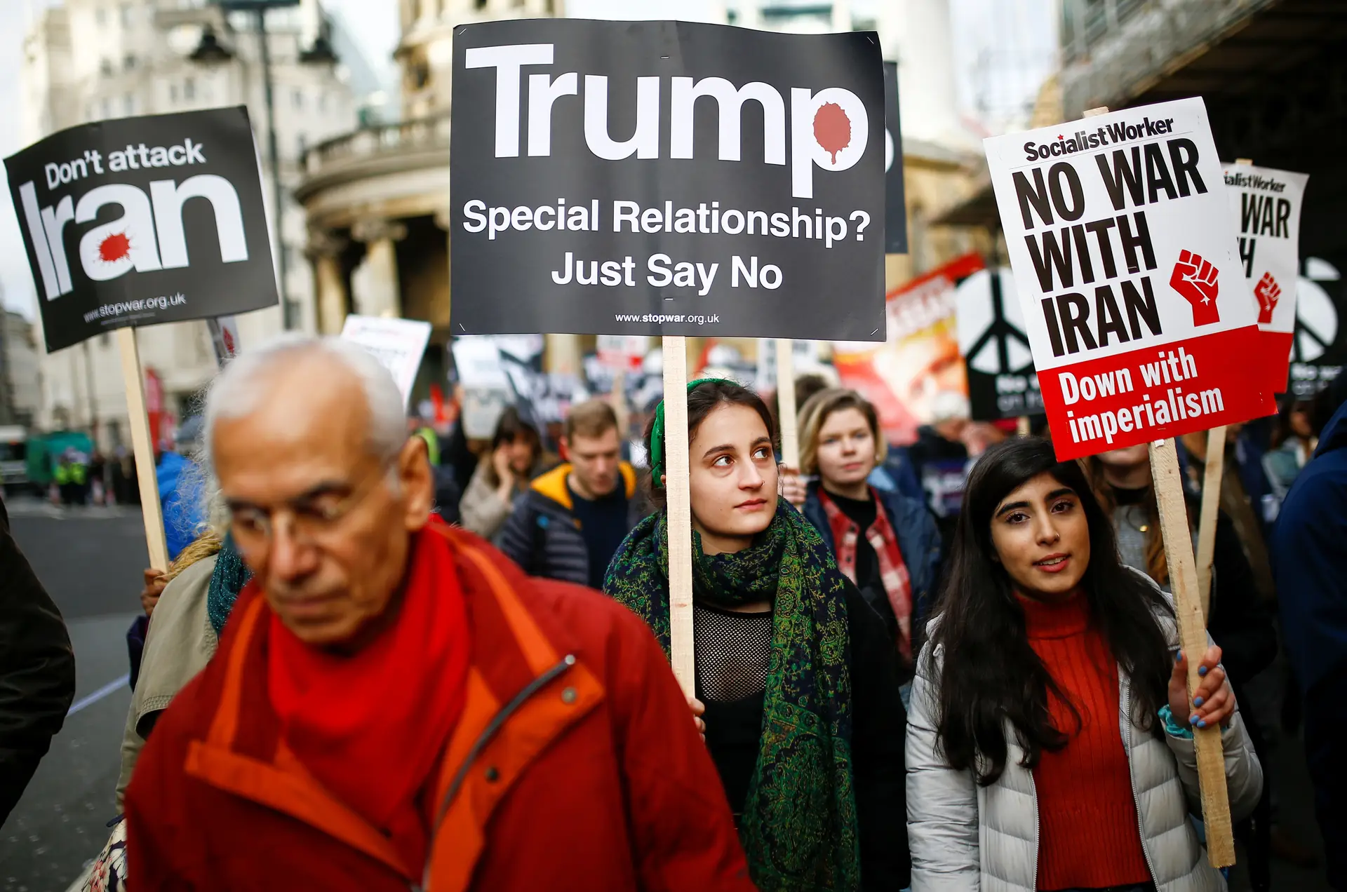 Marcha contra a guerra com o Irão, este sábado em Londres 