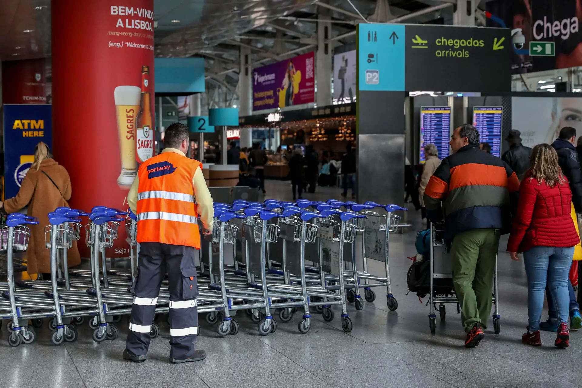 Greve de trabalhadores da Portway cancela 83 voos em Lisboa e no Porto
