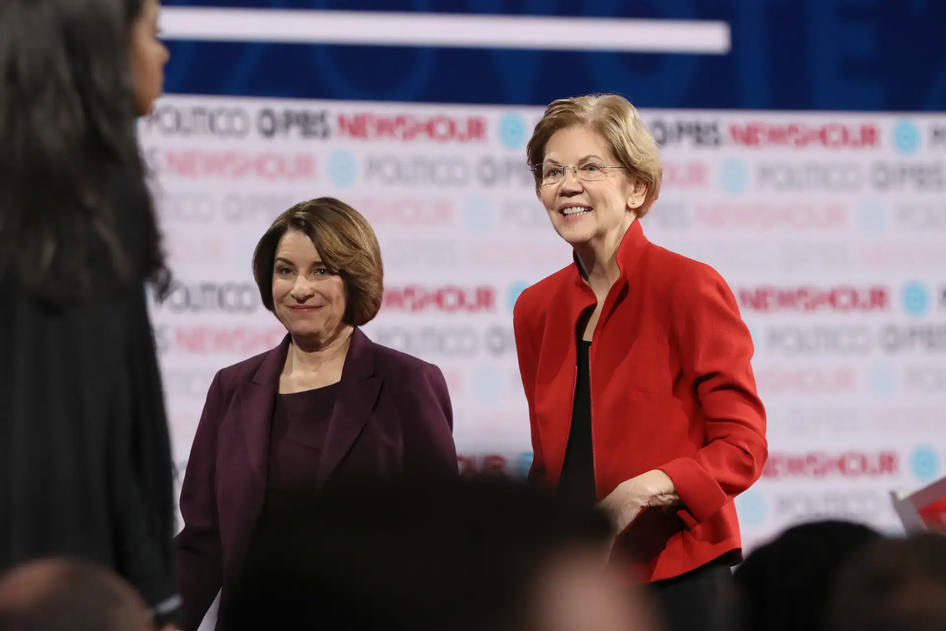 Amy Klobuchar e Elizabeth Warren