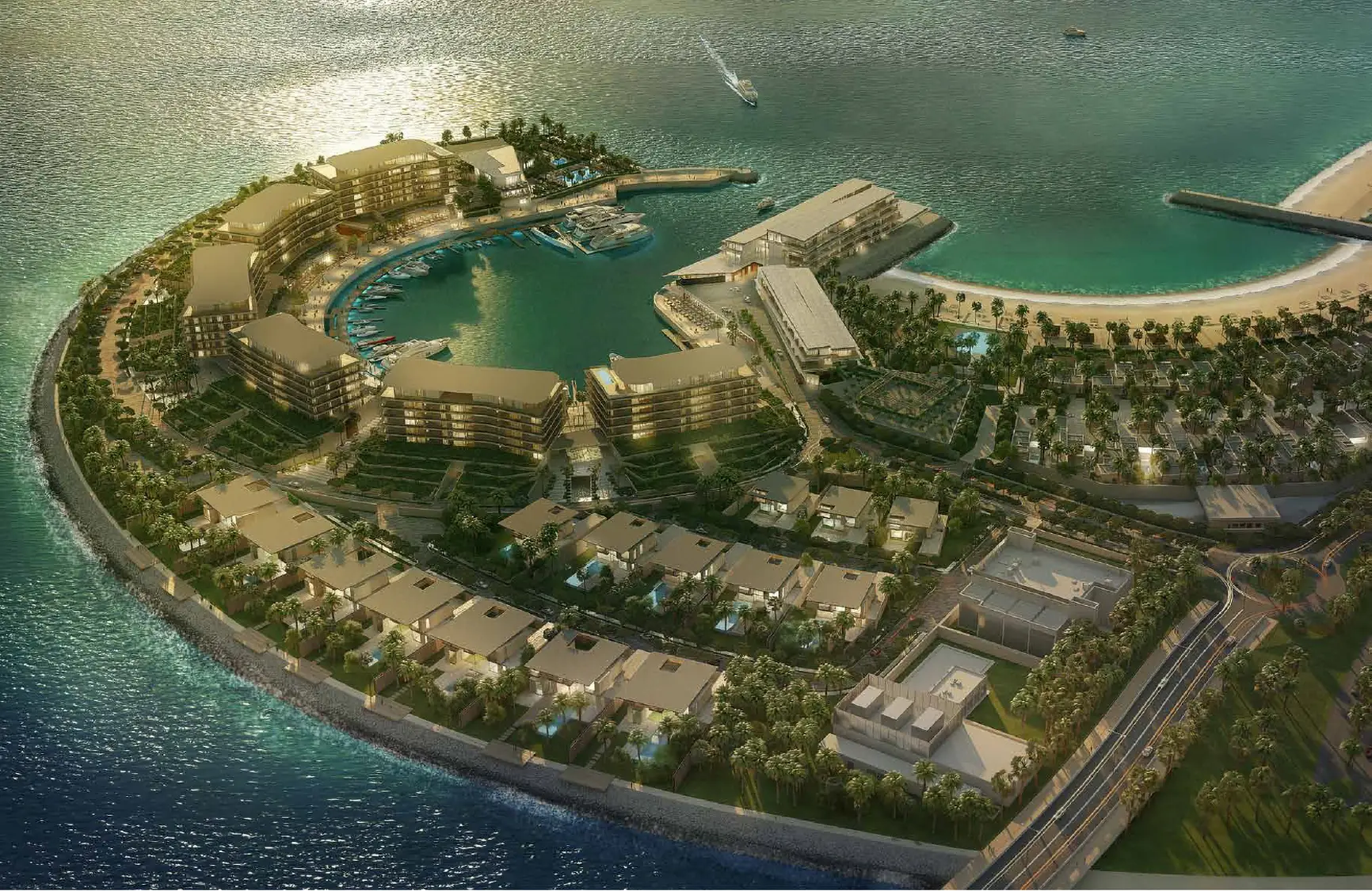 A residência oficial de Isabel dos Santos e do marido é, desde o verão de 2019, na Bvulgari Resort & Residences, esta ilha artificial do Dubai