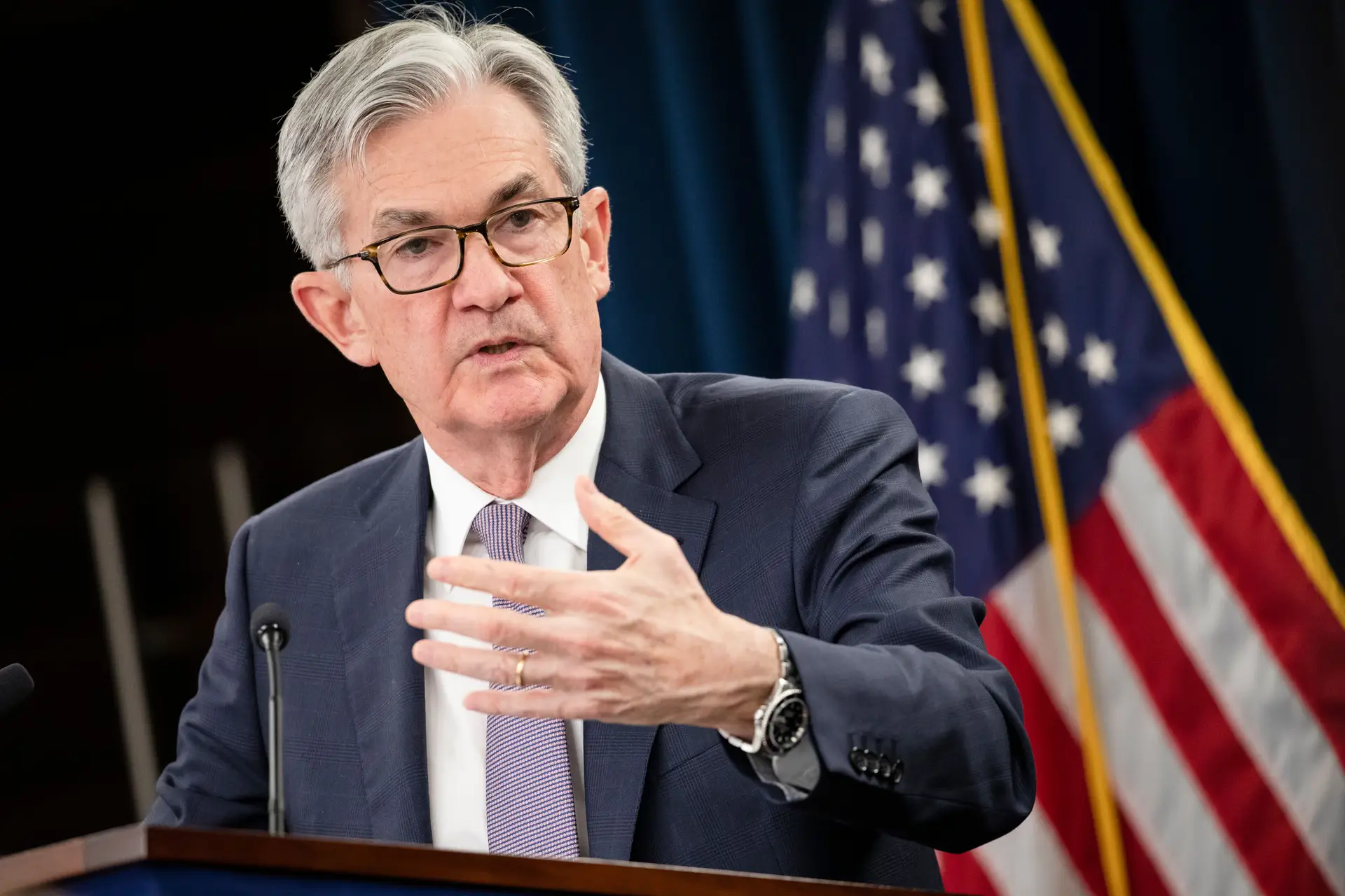 Jerome Powell, presidente da Fed