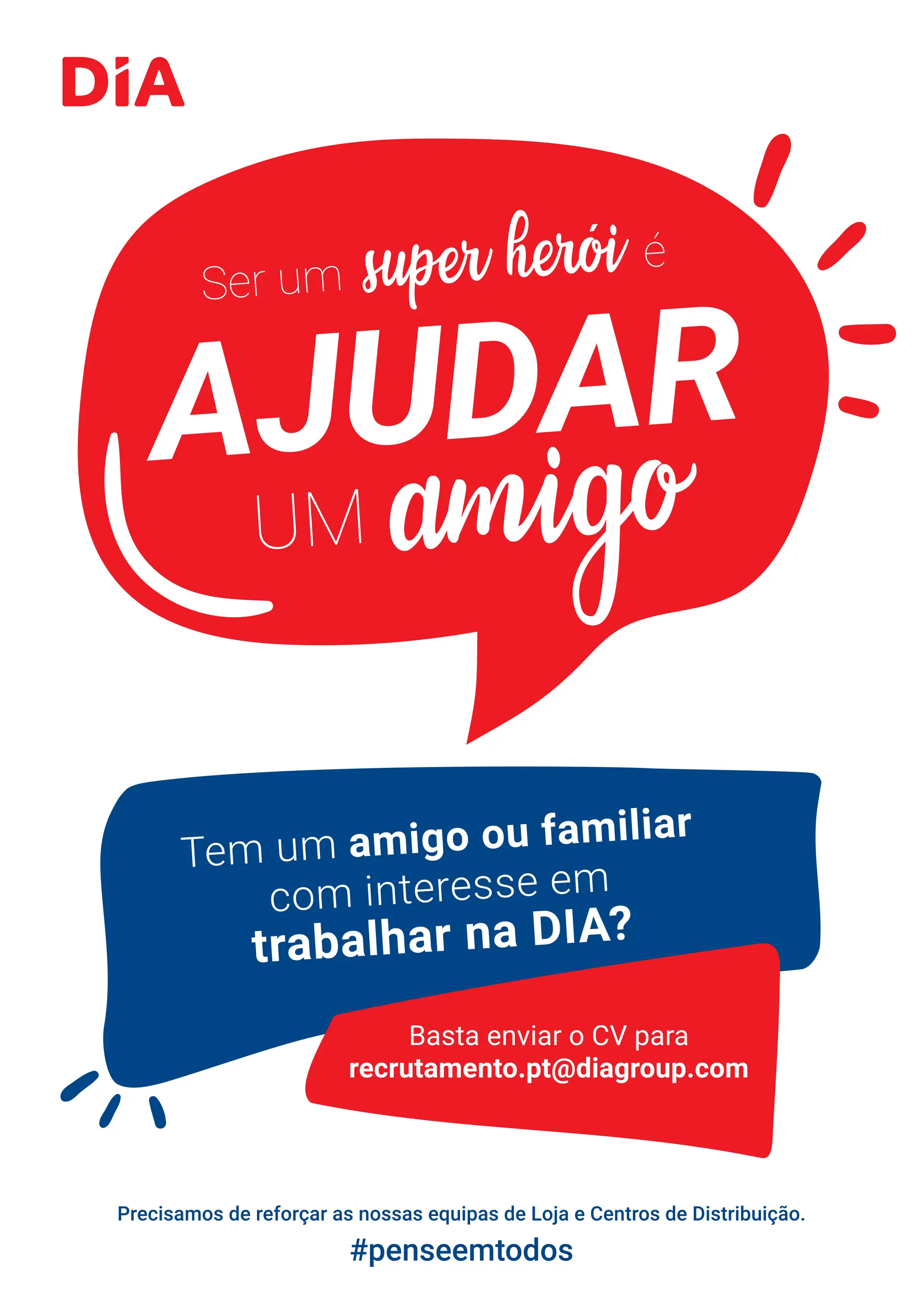 Covid-19. Dia lança campanha para super heróis com amigos