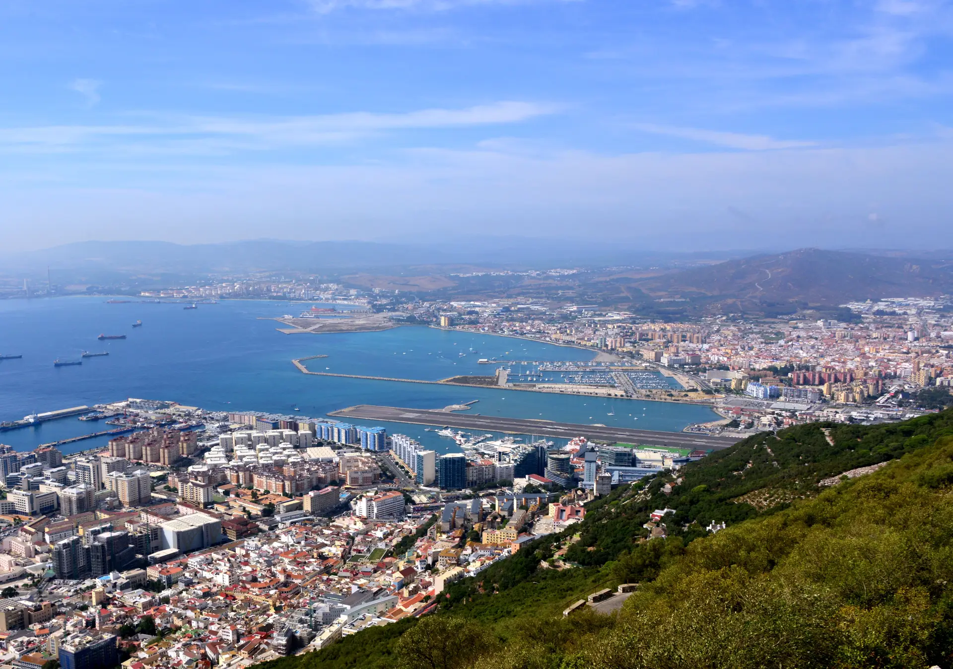 Cidade de La Línea de la Concepción, na província de Cádis