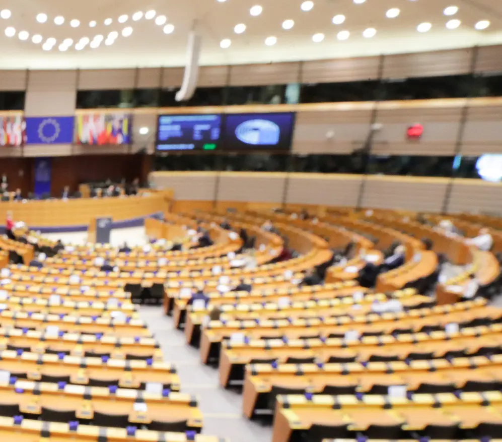 Ursula Von der Leyen numa minisessão plenária do Parlamento Europeu, na semana passada