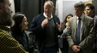 Ming Hsu quando visitou o Instituto Superior Técnico em dezembro de 2019