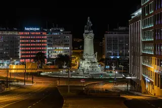 Fotogaleria. Lisboa, cidade que dorme (o soporífero chama-se covid-19)