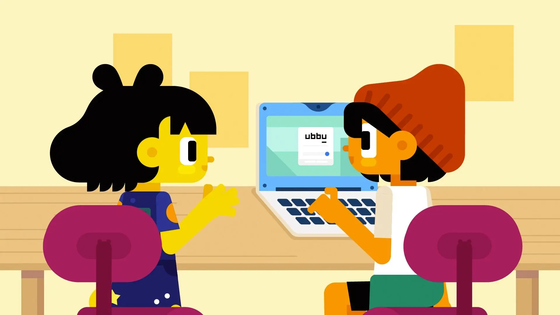 A ubbu é uma plataforma de ensino de Ciências da Computação que tem um currículo com aulas semanais preparadas para as crianças do 1º ao 6º ano de escolaridade