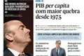 PIB per capita com maior quebra desde 1975