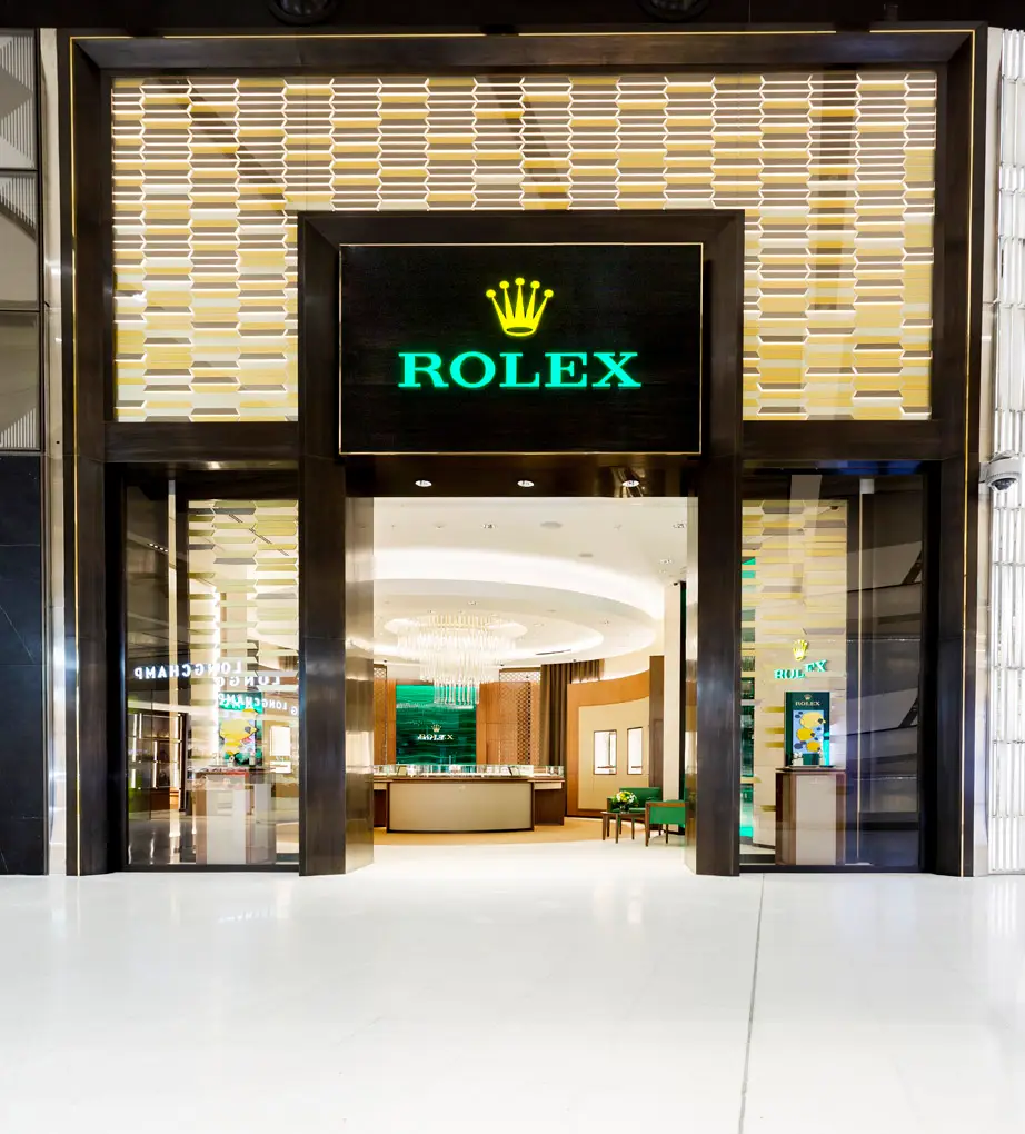 Rolex é uma das maiores marcas de relógios de luxo.
