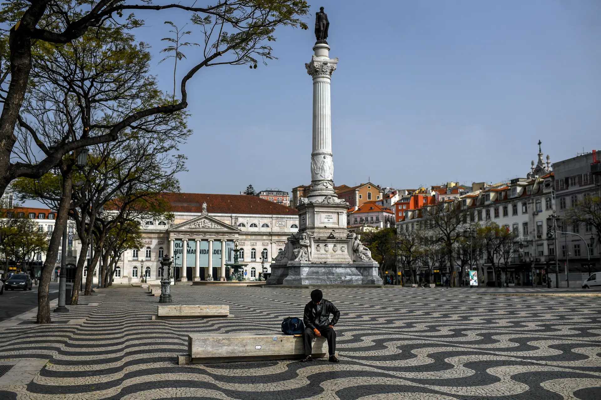Praça do Rossio, em Lisboa