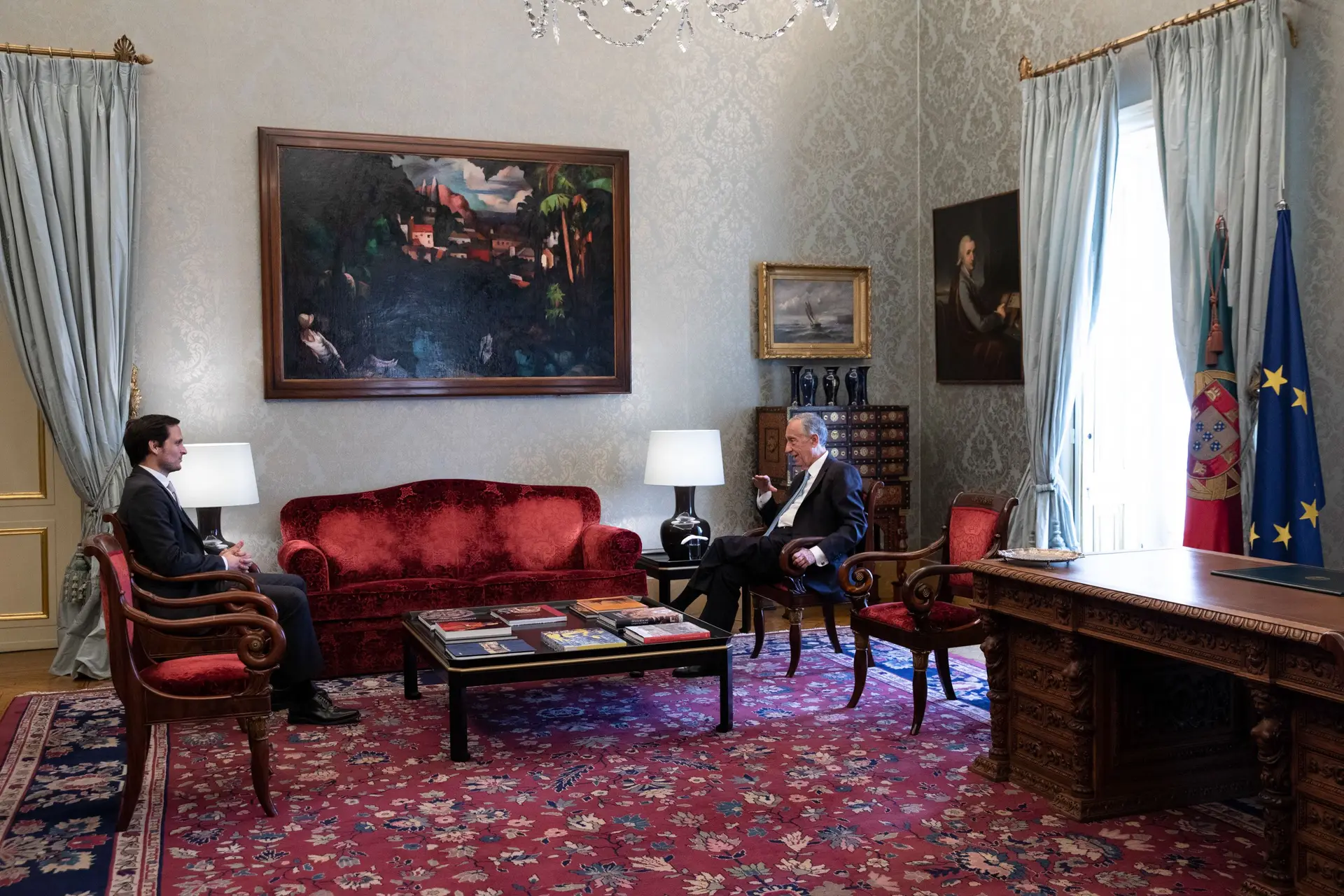 Francisco Pedro Balsemão, presidente executivo da Impresa, foi um dos líderes de grupos de comunicação social recebidos pelo Presidente da República, Marcelo Rebelo de Sousa
