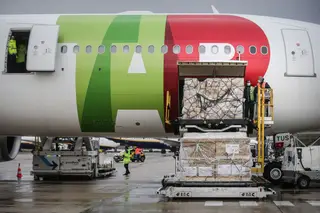 TAP já transportou 570 toneladas de ajuda humanitária desde o início da pandemia
