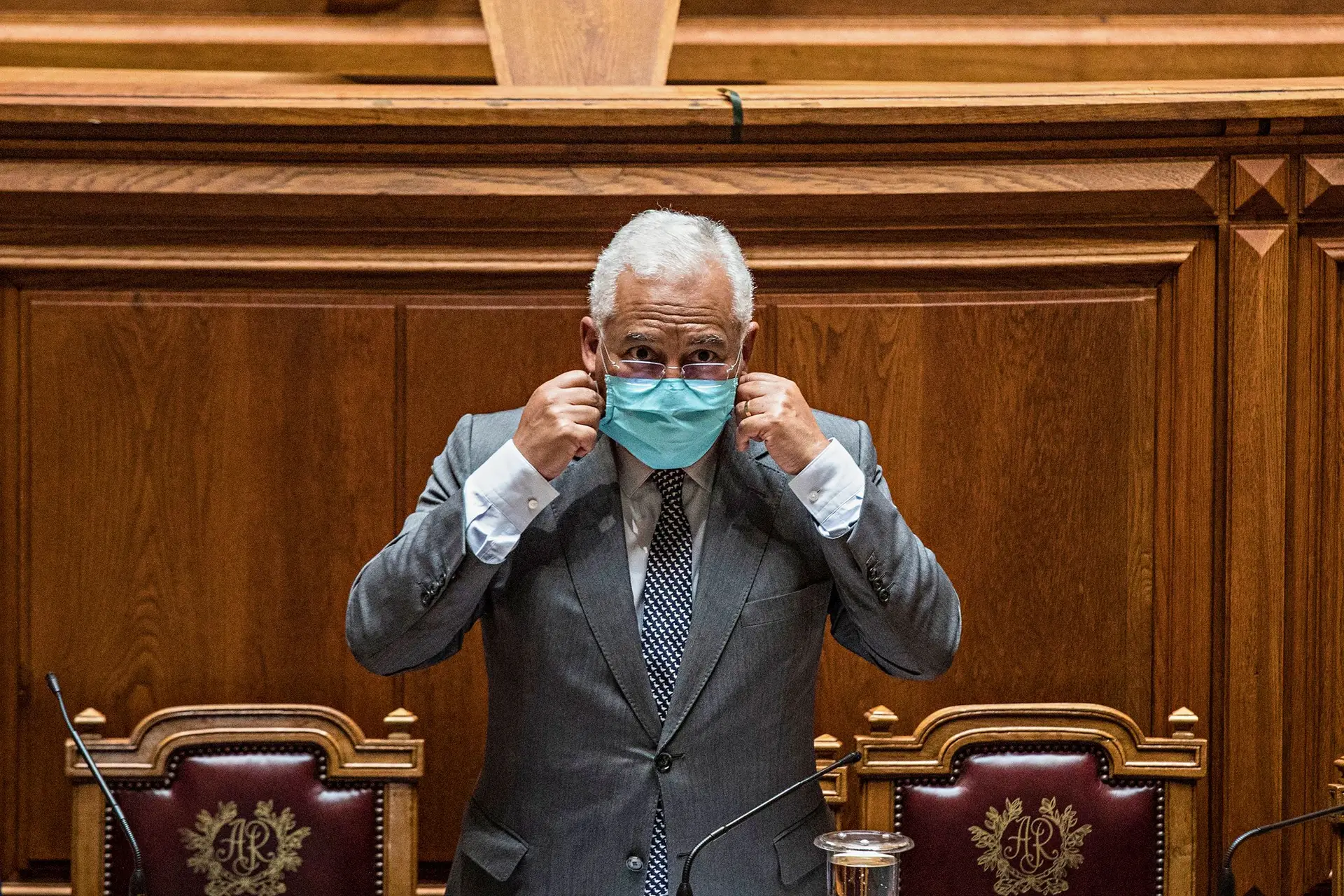 António Costa, no primeiro debate quinzenal com as novas regras. Horas depois, entrava em colisão com o ministro das Finanças