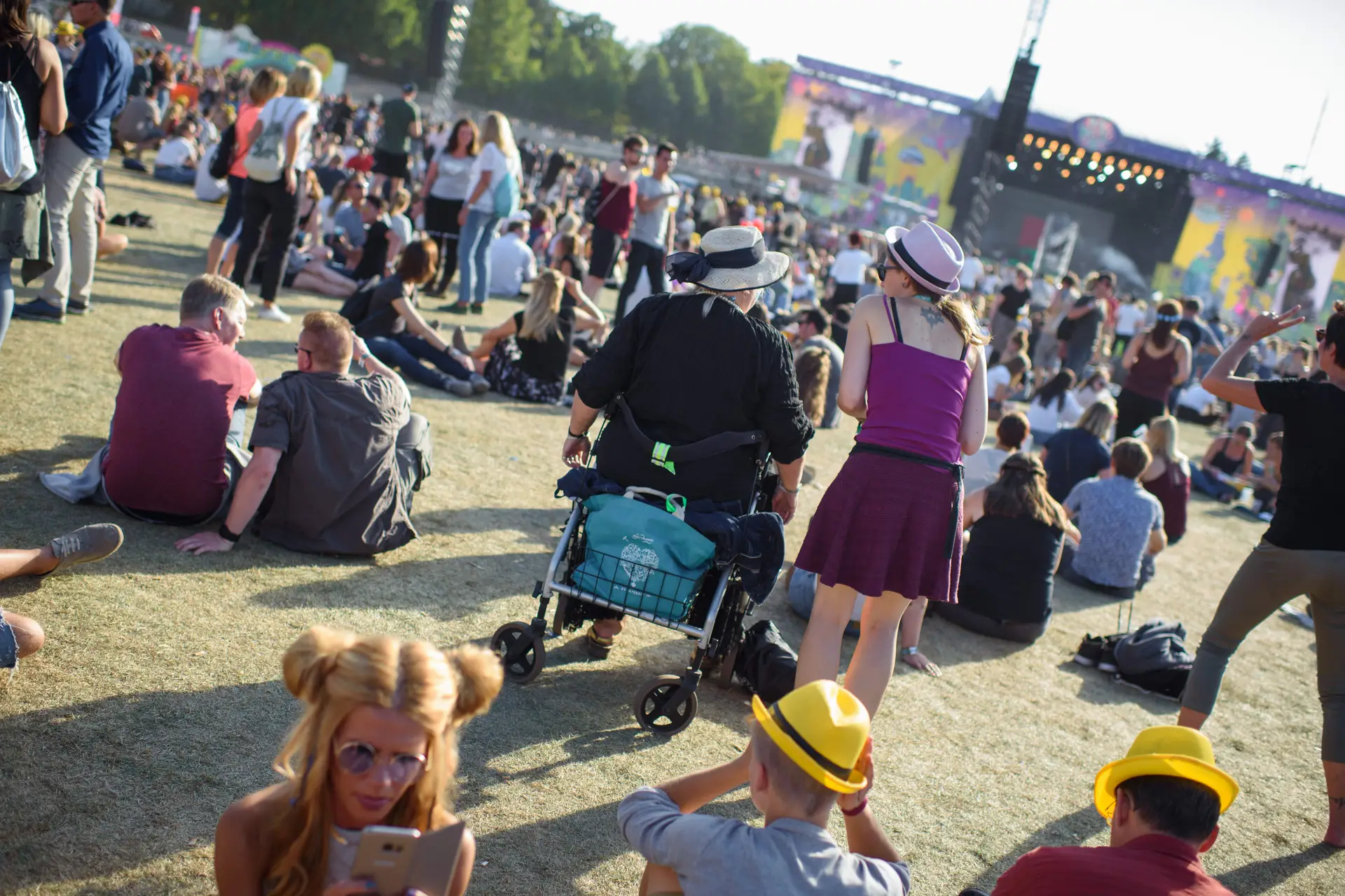 Uma imagem difícil de repetir nos próximos tempos: o festival de Lollapalooza, em Berlim, na Alemanha