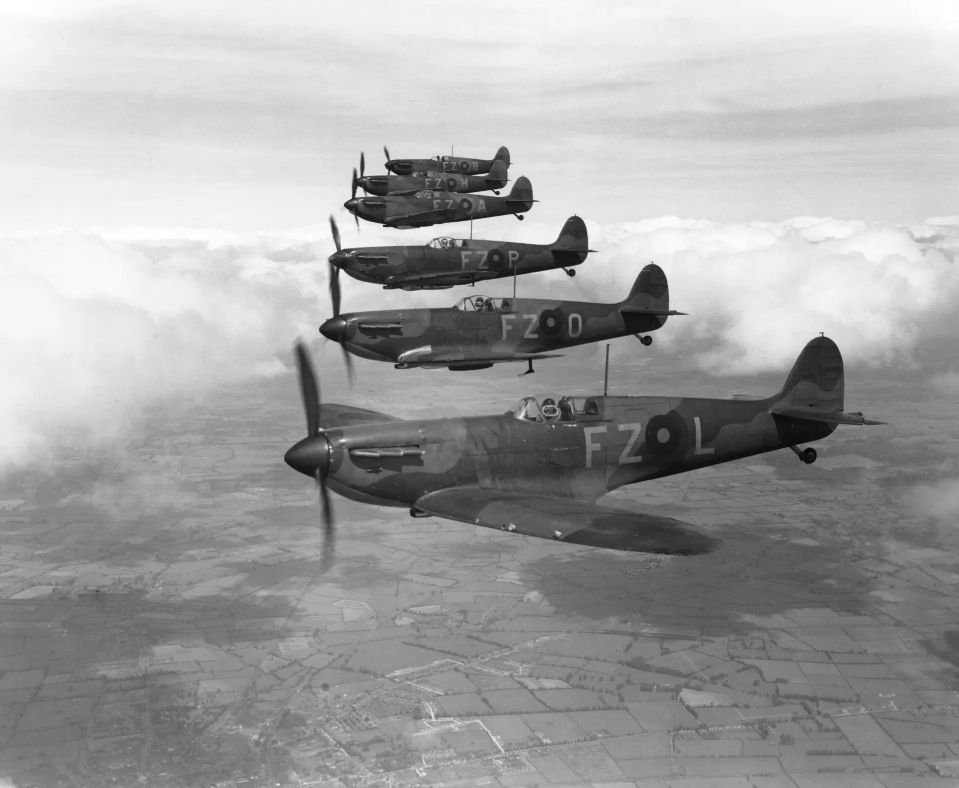 Spitfire a caminho de Dunquerque