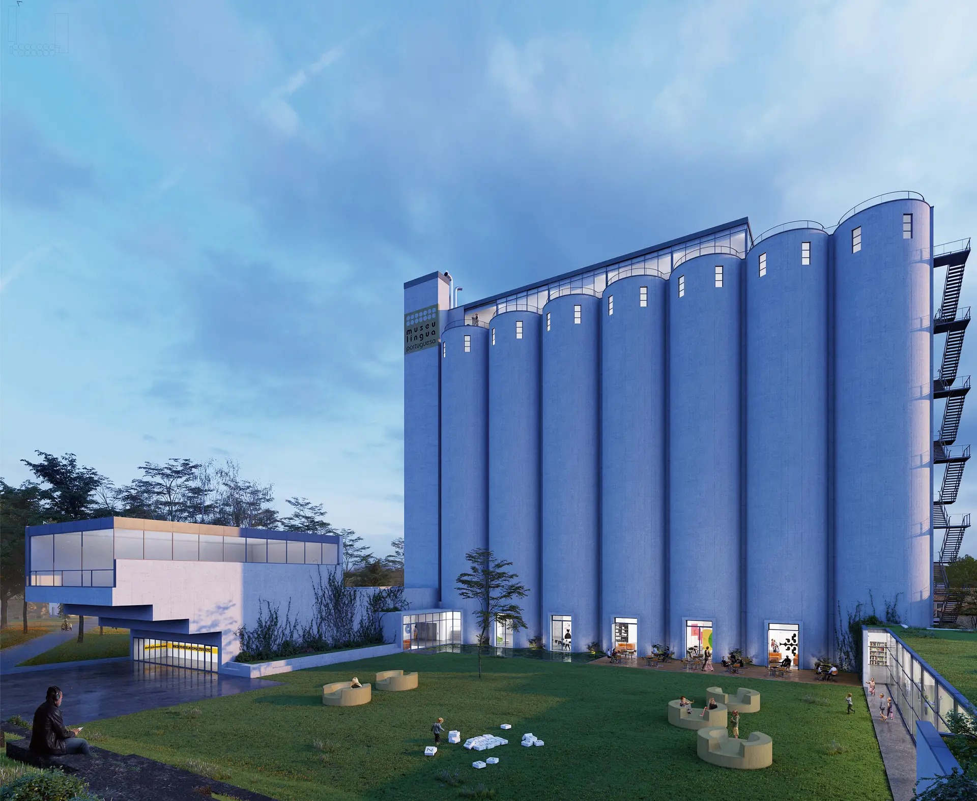 O museu promete manter a memória da arquitetura industrial, num processo cujo maior desafio
é conservar as sete enormes colunas de betão que marcam a paisagem brigantina