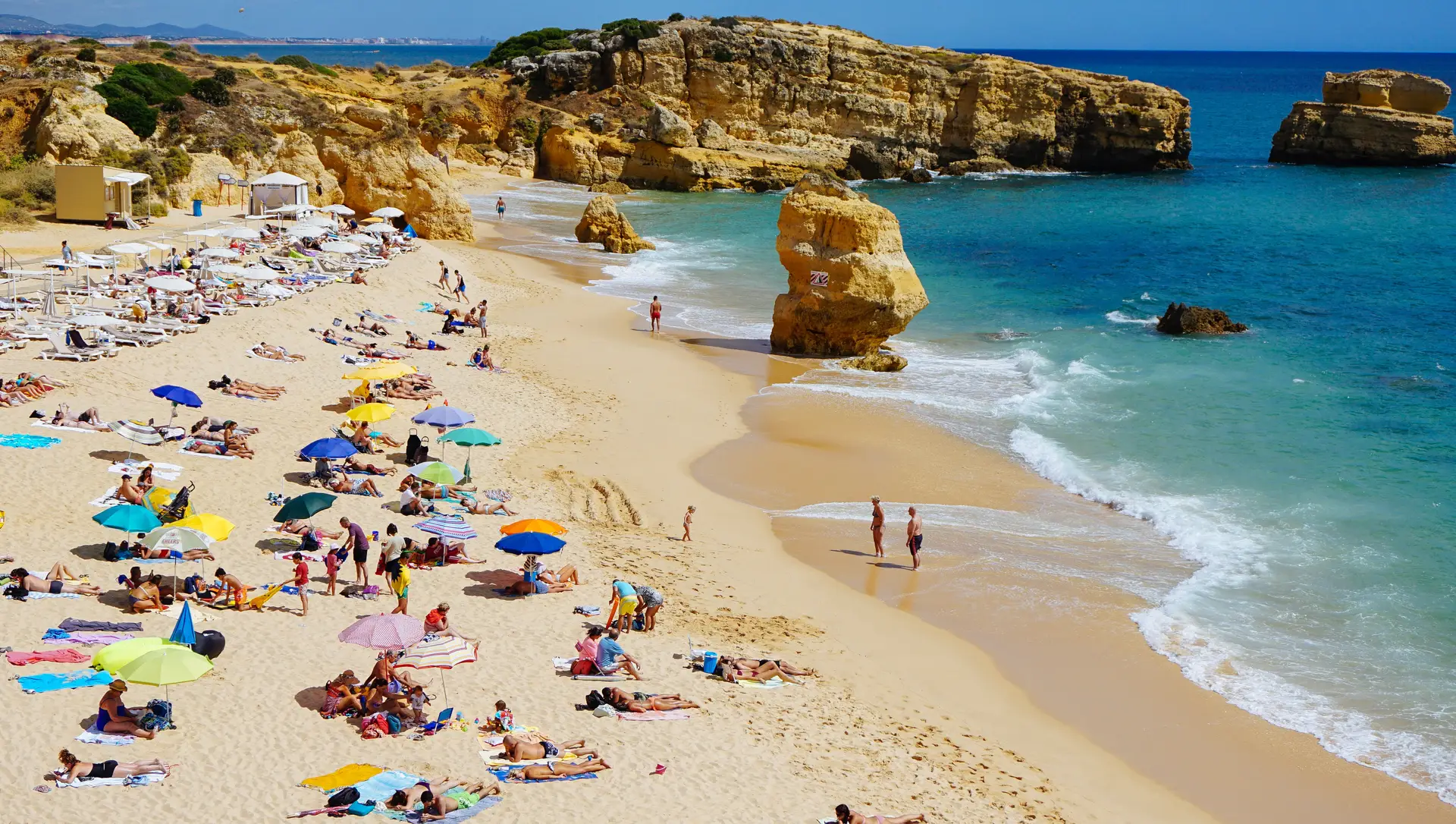 Praia de São Rafael, em Albufeira