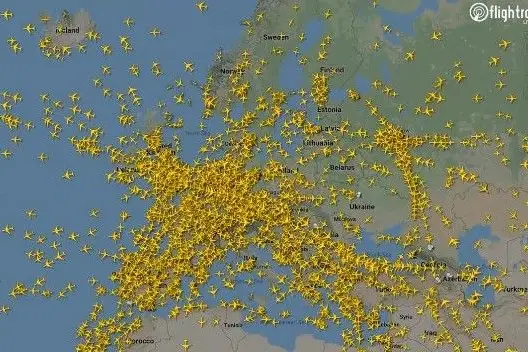 16 de março: 3.247 aviões.