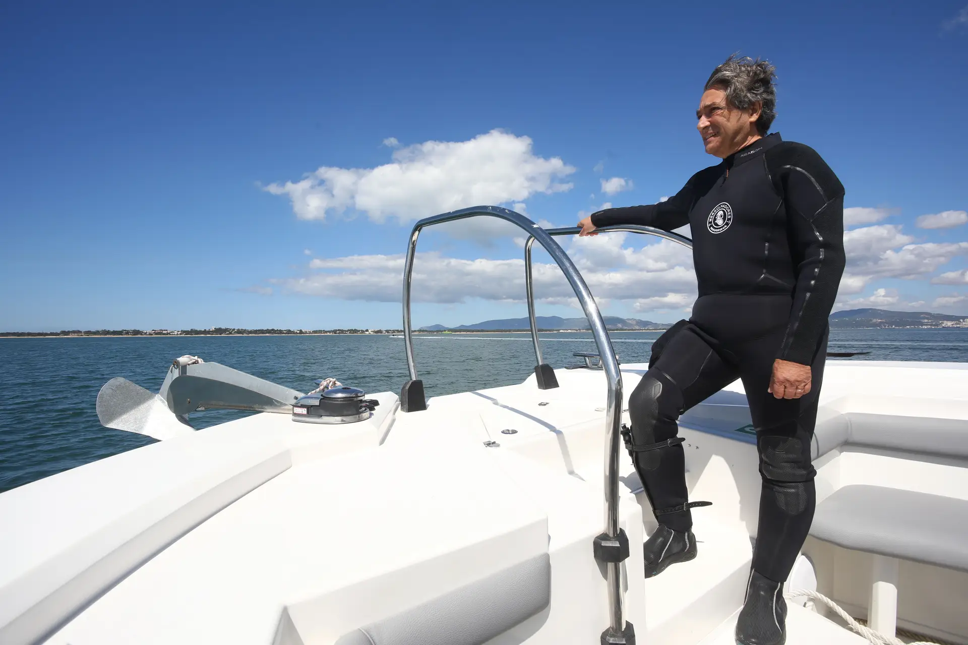 O ministro do Mar, Ricardo Serrão Santos
