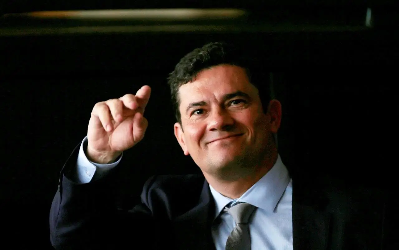 Sergio Moro foi ministro da  Justiça de Jair Bolsonaro durante um ano e três meses