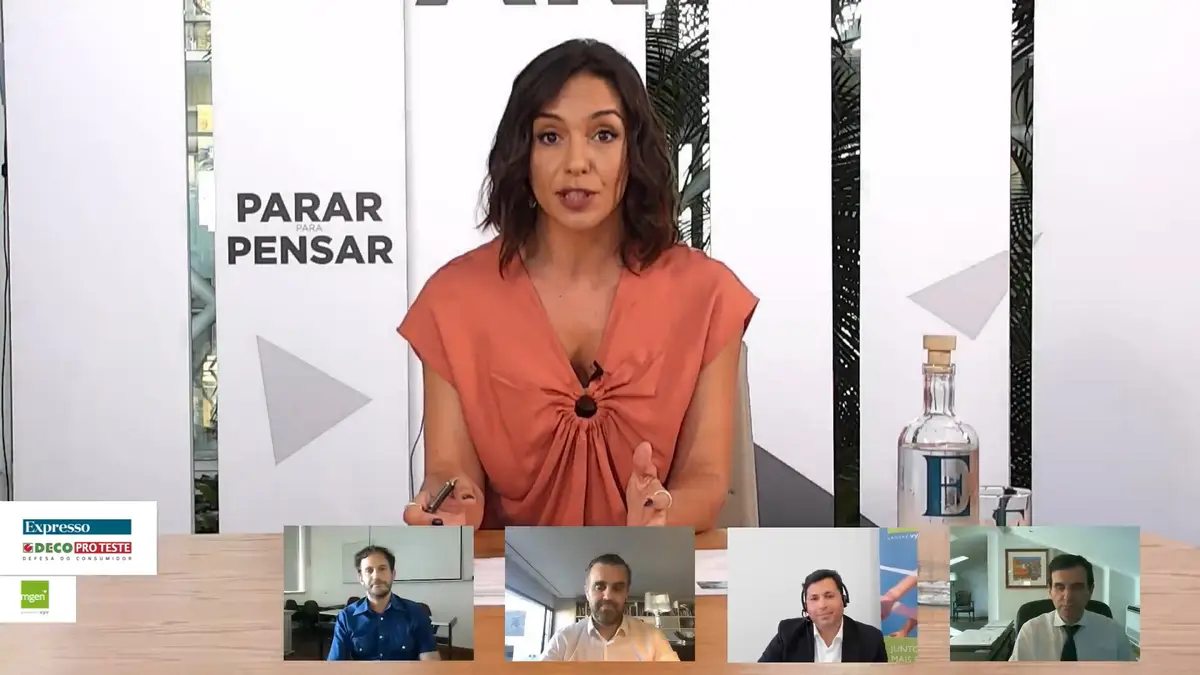 Rita Neves moderou uma conversa que contou com Julian Perelman, Carlos Cortes, Ricardo Raminhos e Adalberto Campos Fernandes