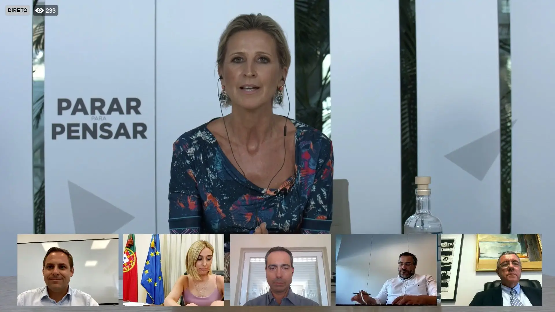 Marta Atalaya foi a moderadora de uma conversa que contou com a presença de Felipe Ruiz, Isabel Ferreira, Filipe Santos, Pedro Mata e Jorge Coelho