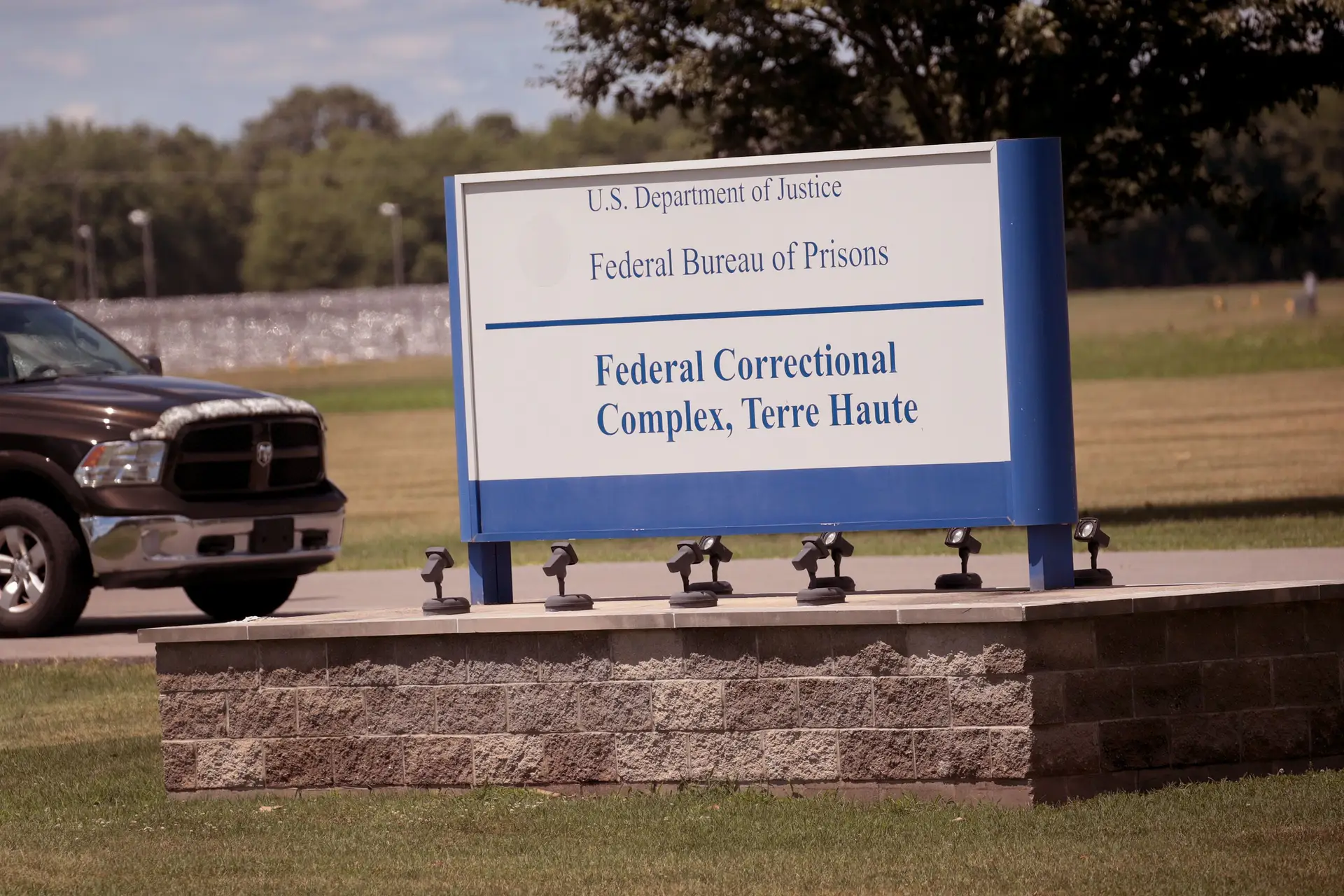 Prisão de Terre Haute, no Indiana, onde muitos condenados à morte estão presos à espera da concretização das suas sentenças