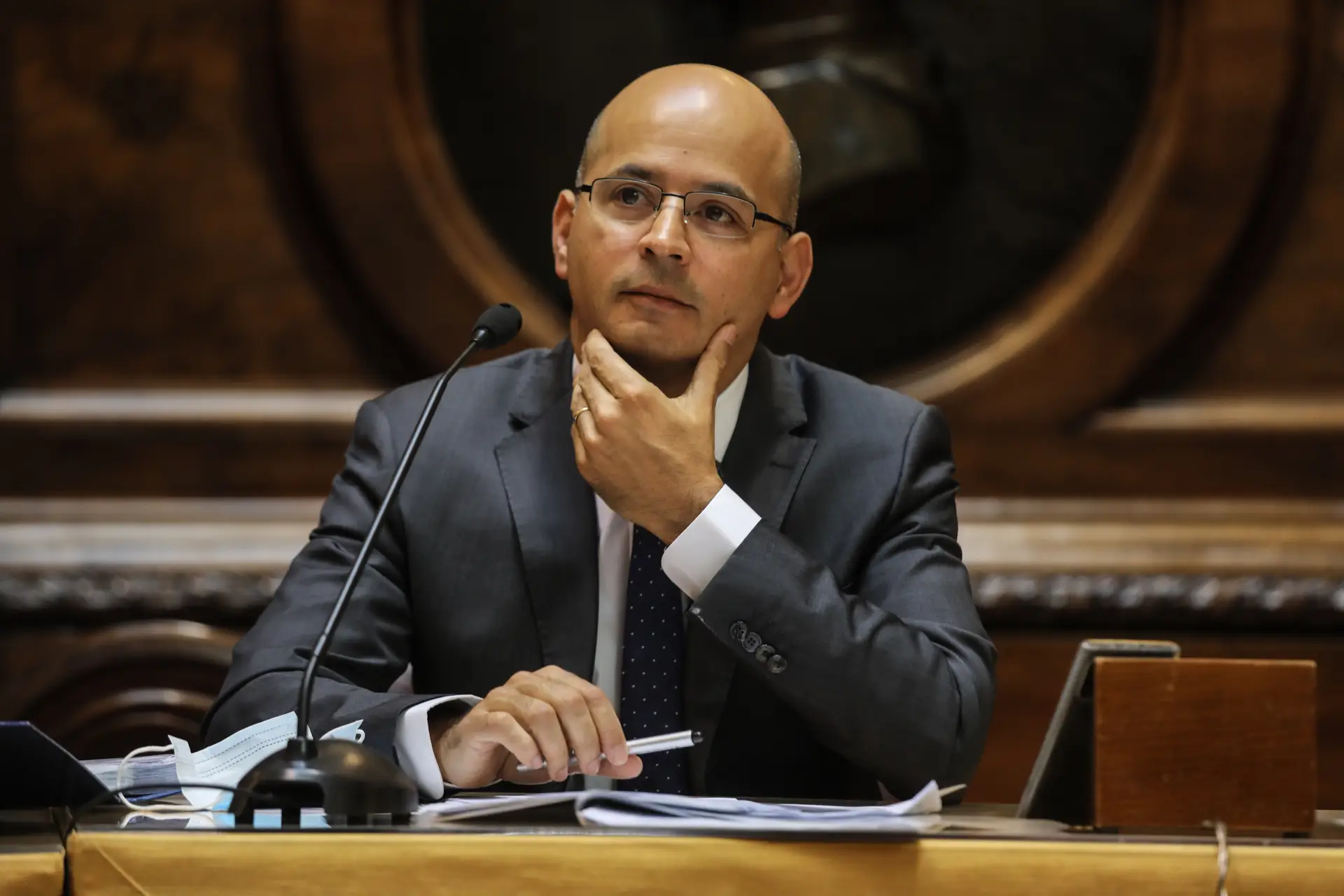 João Leão, ministro das Finanças, na Assembleia da República