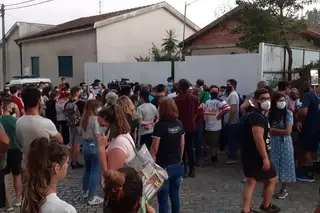 Populares retiraram cães e gatos de três casas das proprietárias dos abrigos de Santo Tirso. Polícia de intervenção chamada ao local