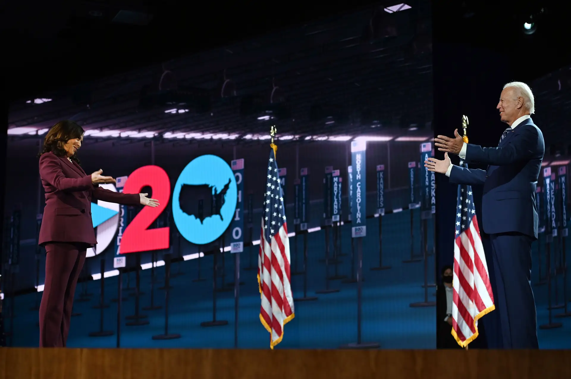 Kamala Harris e Joe Biden