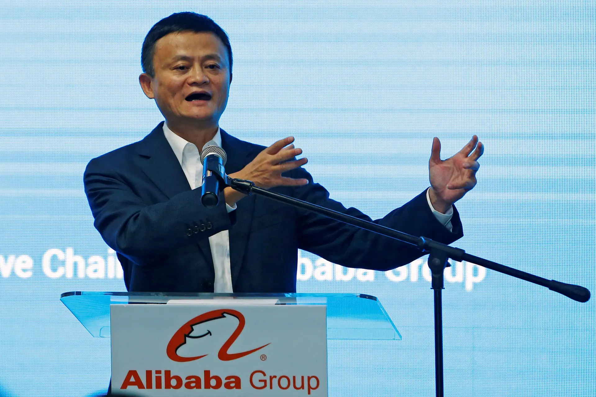 Jack Ma, o fundador do grupo Alibaba