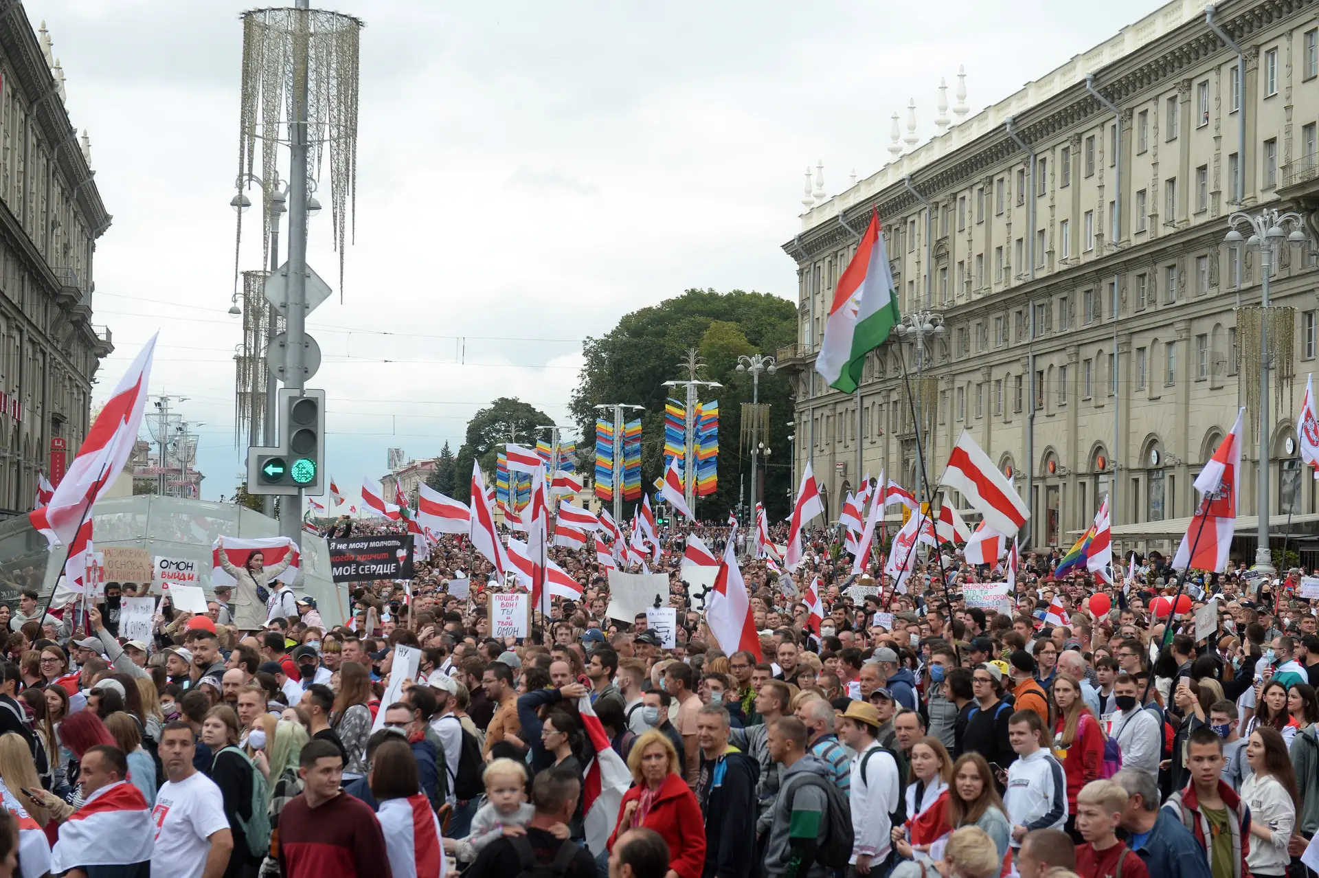 Mais de 630 detidos em manifestação em Minsk contra resultado das eleições