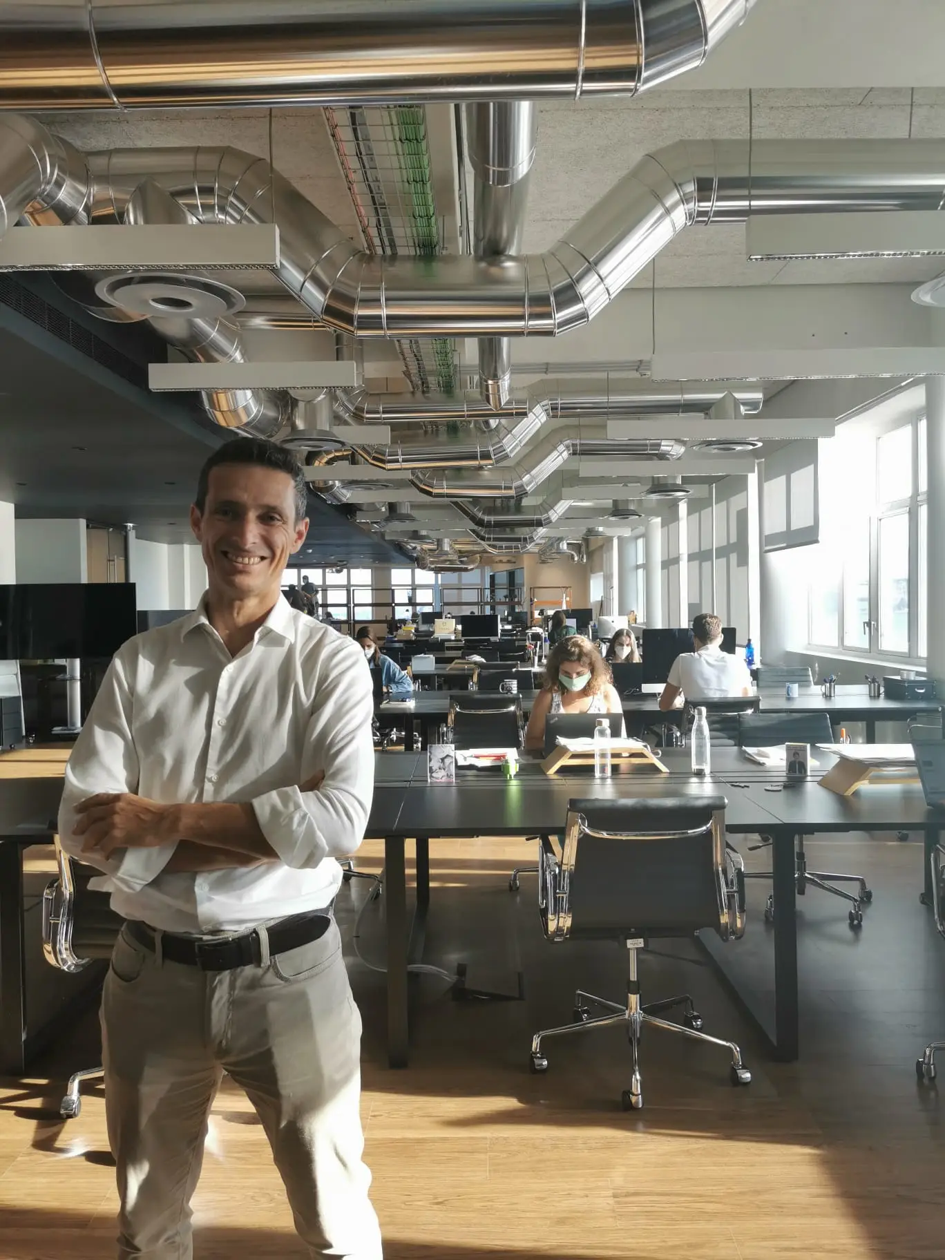 Nuno Santos, da Wunderman Thompson Portugal, no Centro de Marketing personalizado que a empresa está a montar em Lisboa