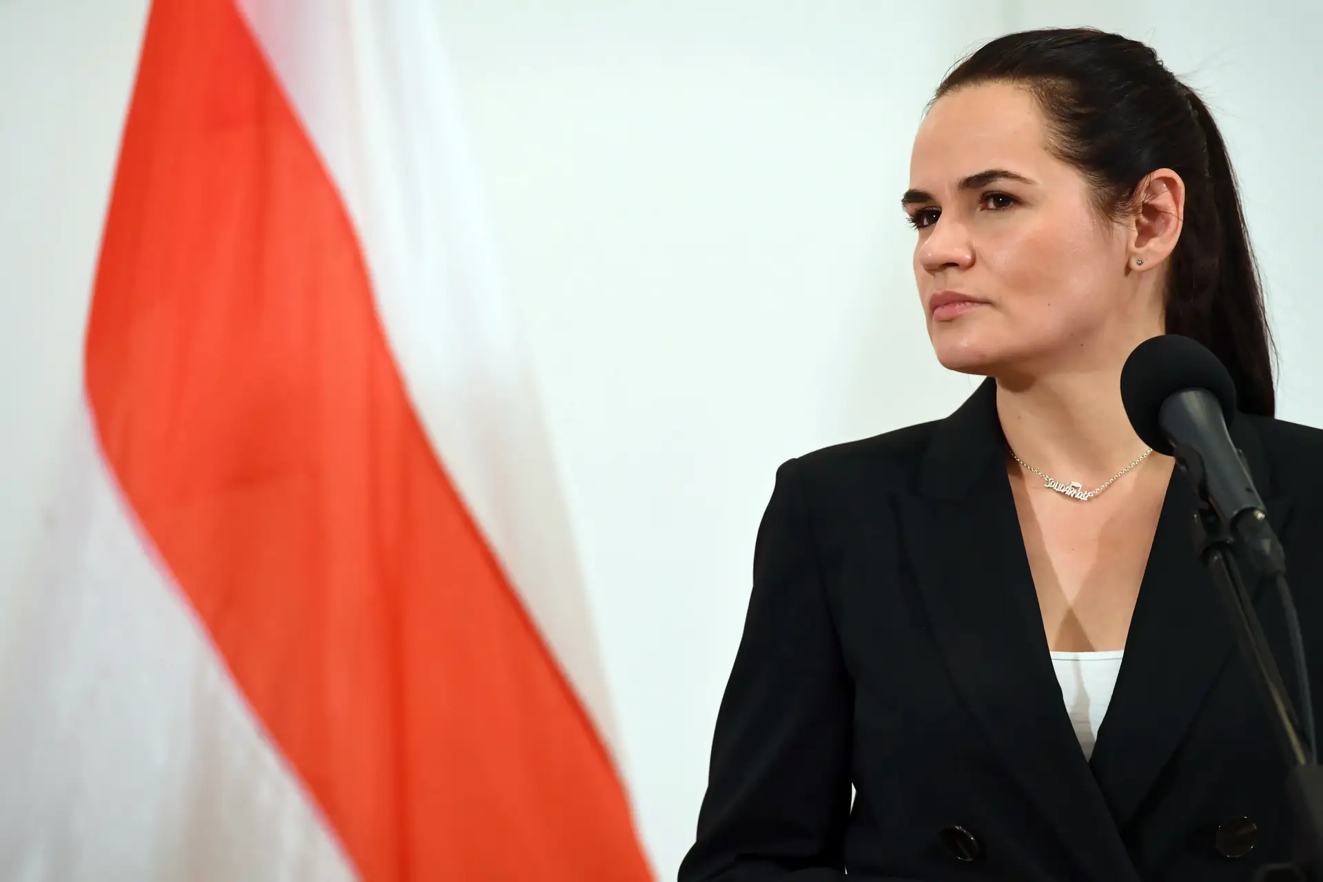 Svetlana Tikhanovskaya, líder da oposição e candidata à presidência