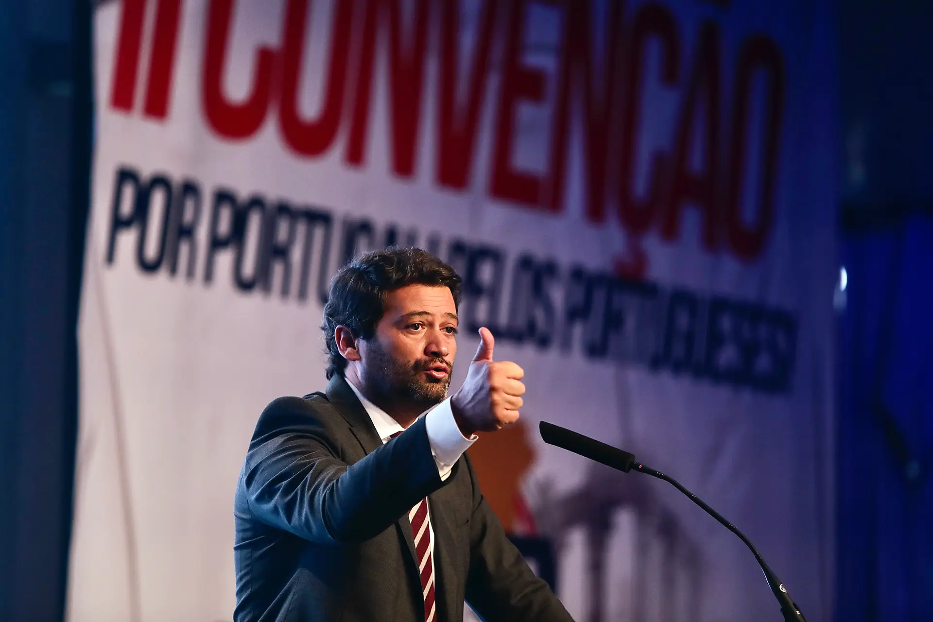 Ventura abre Congresso com foco nas Presidenciais: “Vou lutar com tudo o que tenho para ficar no segundo lugar”