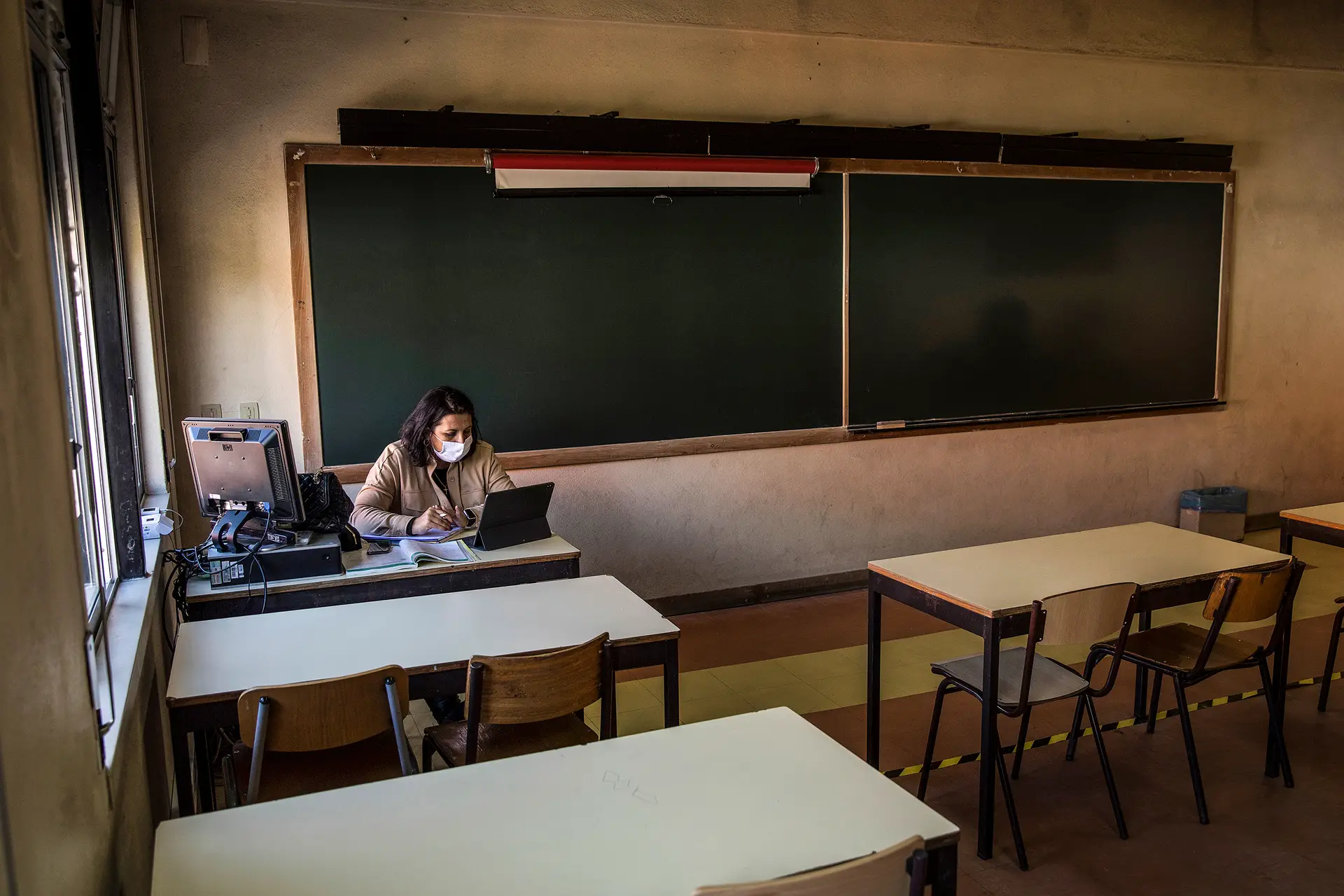 Na Secundária da Portela uma turma entrou em isolamento esta semana e os professores vão ter de voltar a dar as aulas por computador