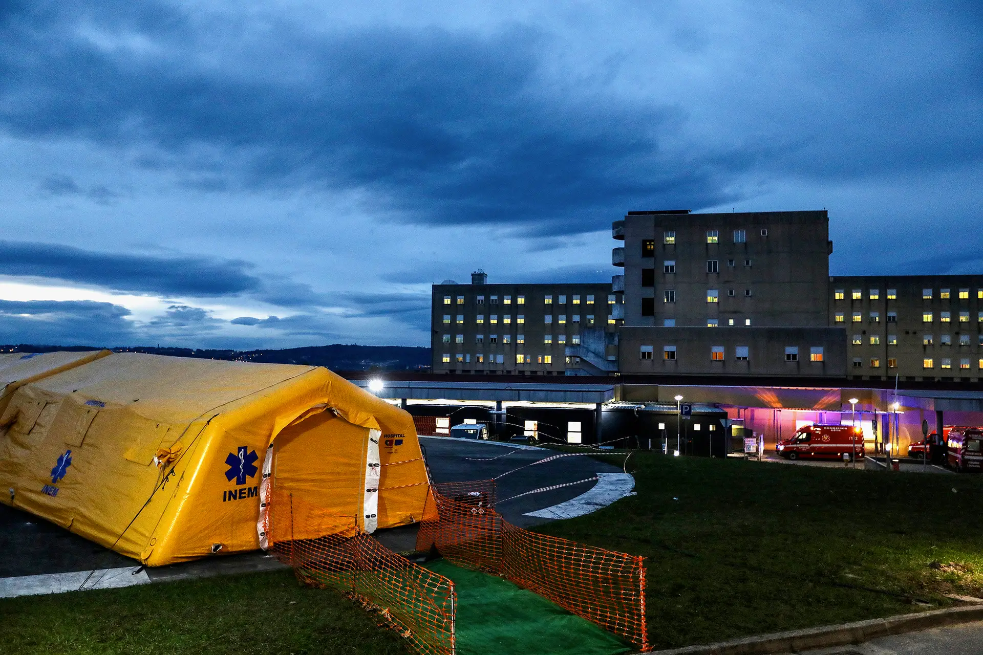 Hospital de campanha do INEM permitiu apoiar urgência