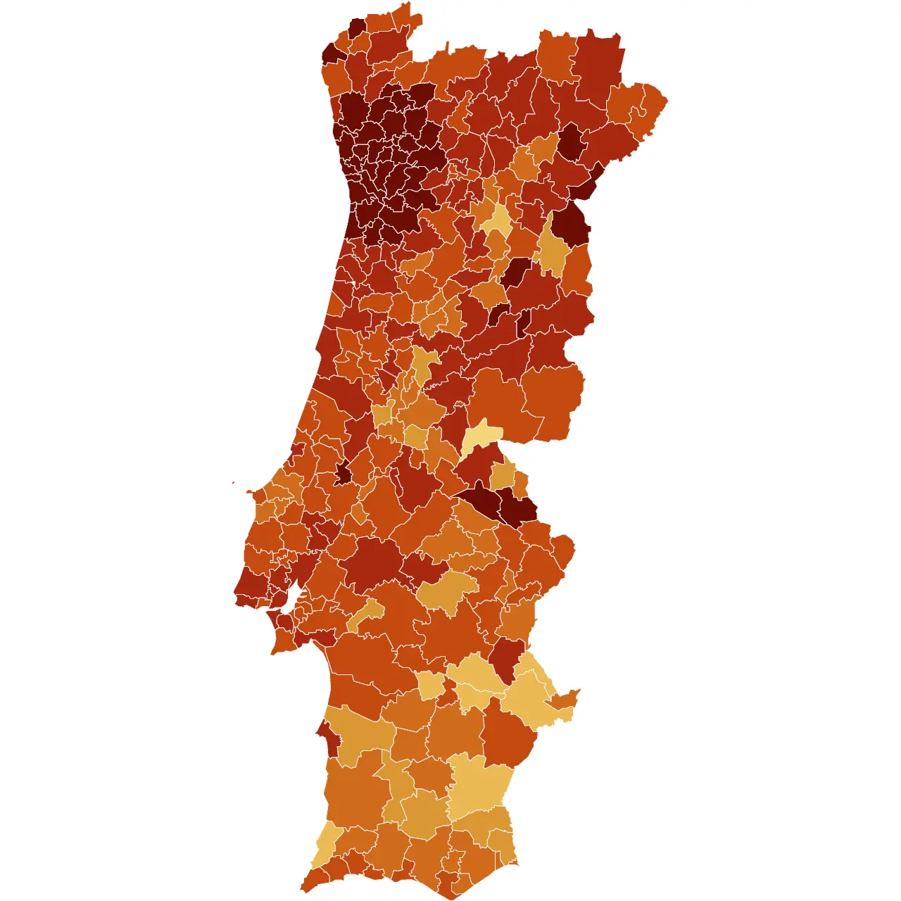 Expresso O Mapa Da Covid 19 Em Portugal Concelhos Com Maior Aumento De Casos Estao Nas Regioes Centro E Alentejo