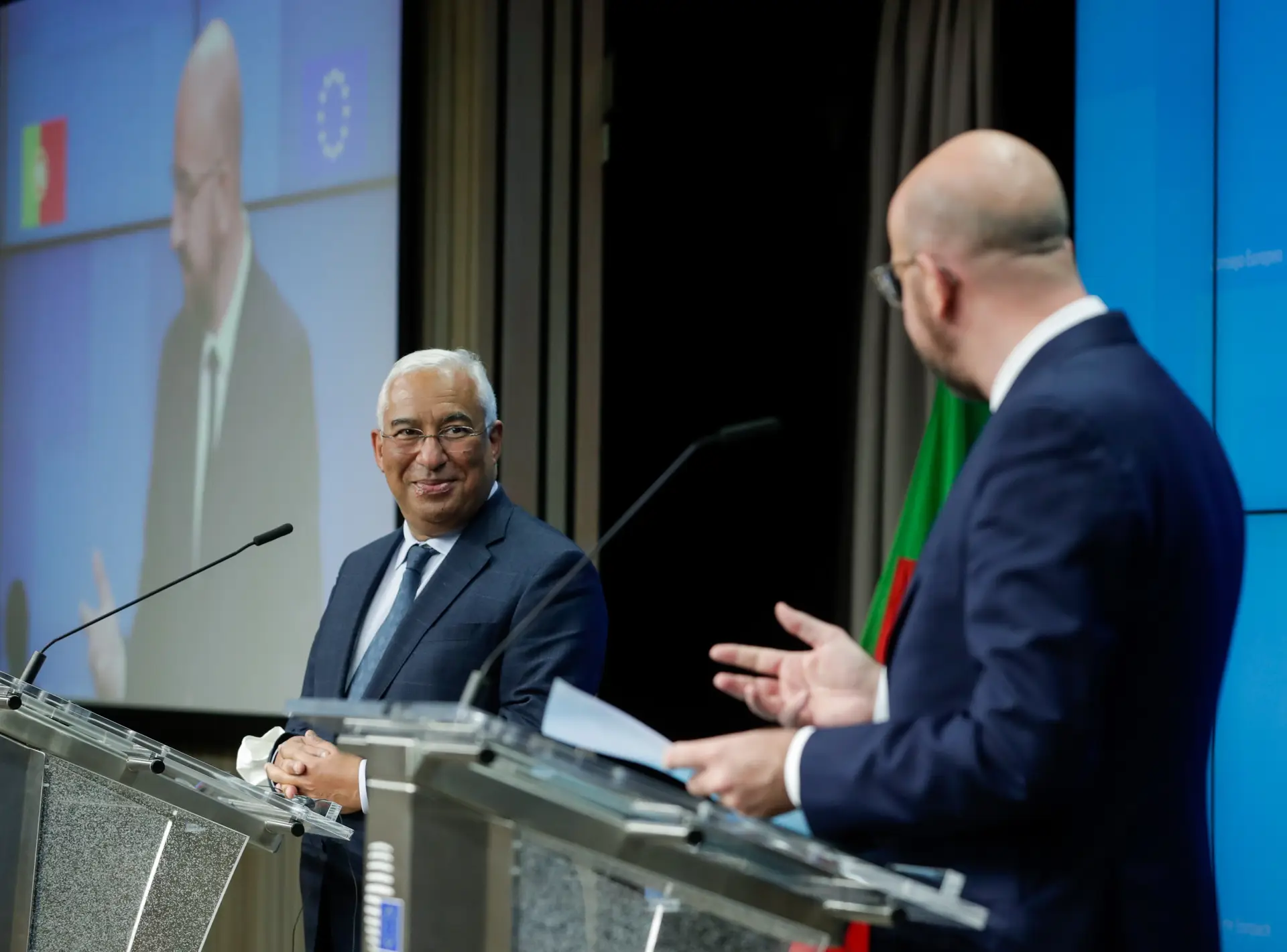 António Costa e Charles Michel