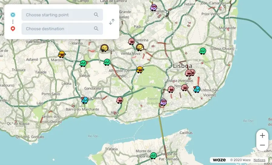 A Waze tem por base a comunidade e a inteligência artificial