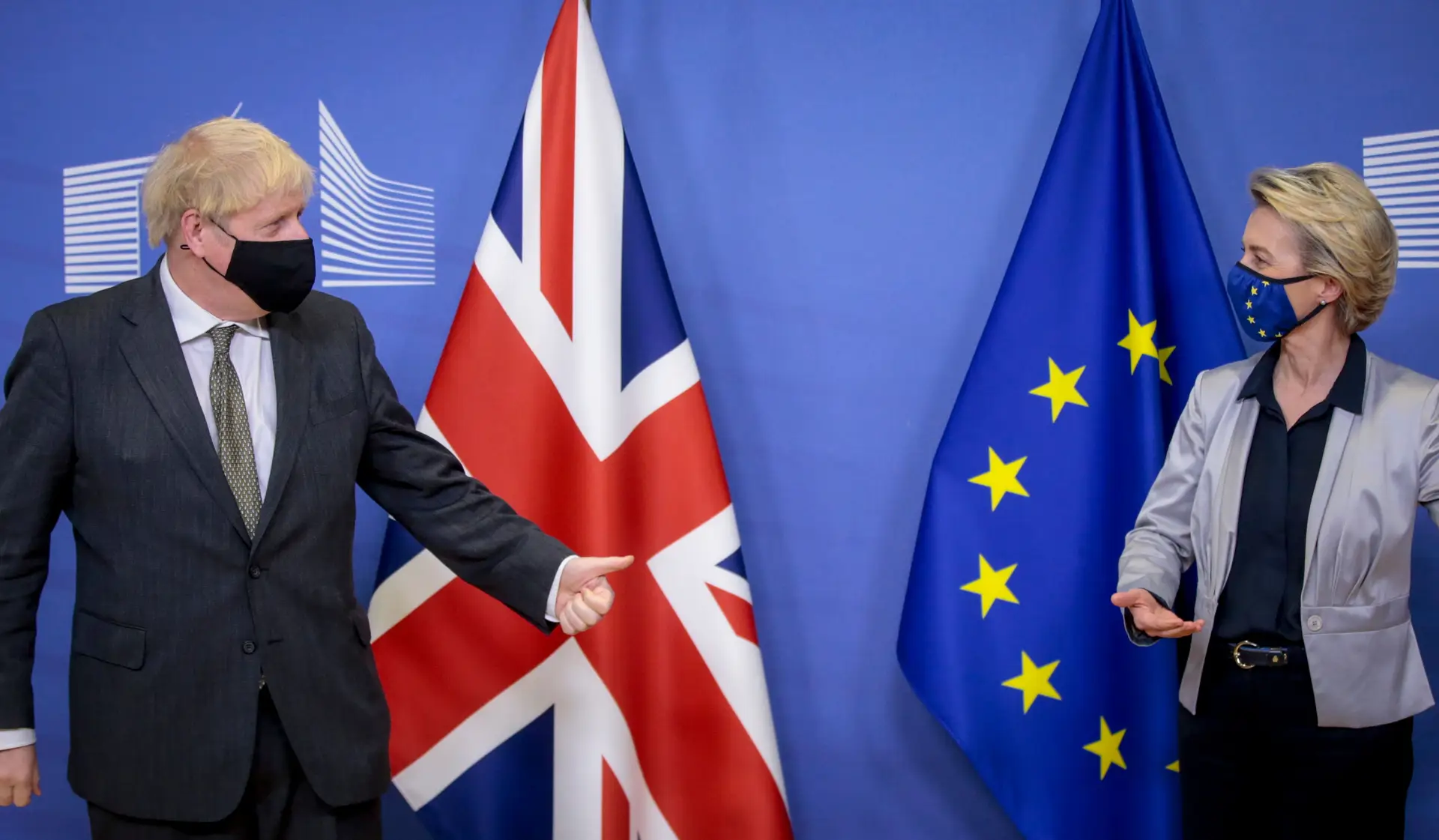Antes do telefonema deste domingo, Boris Johnson e Ursula von der Leyen reuniram-se, em Bruxelas, na passada quarta-feira