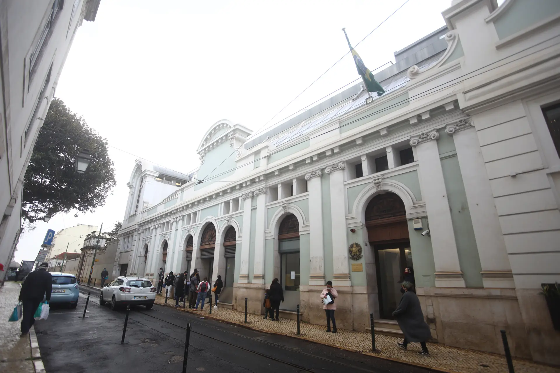 Consulado-Geral do Brasil em Lisboa, na Rua António Maria Cardoso