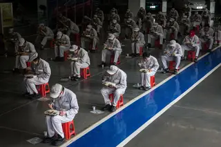 Dança de escavadoras, o maldito bicho, gente que não é gente e um (não) Presidente - as fotos internacionais do ano