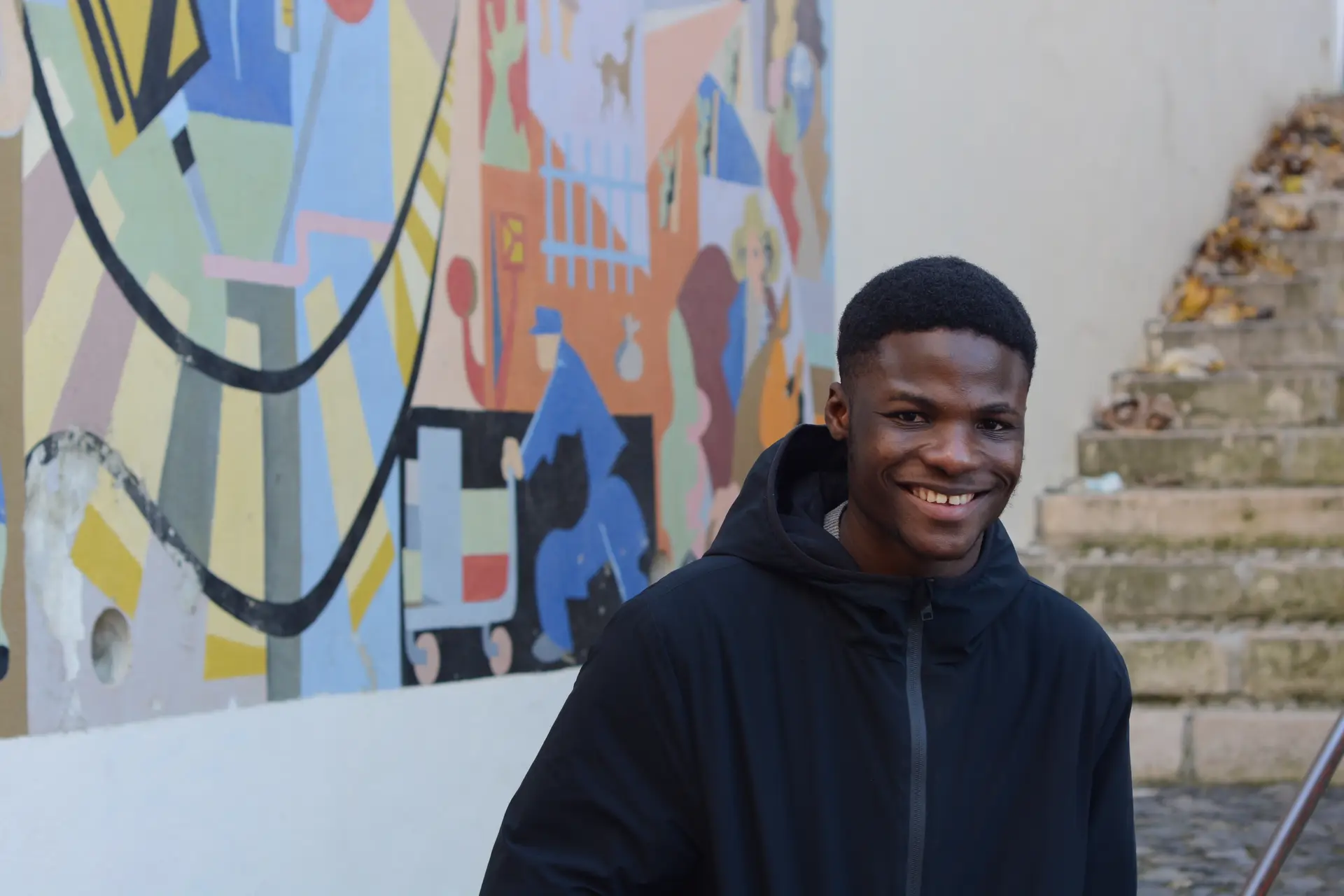 Segun Adebayo Solomon imigrou em 2020 da Nigéria para Portugal
