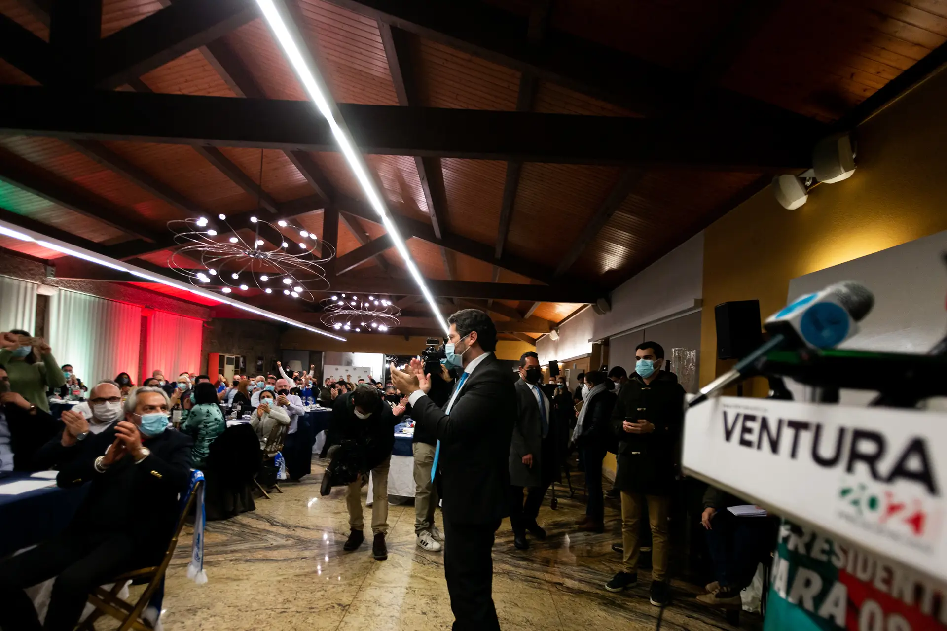 Jantar-comício de Ventura. GNR identificou proprietário do restaurante e informou Ministério Público