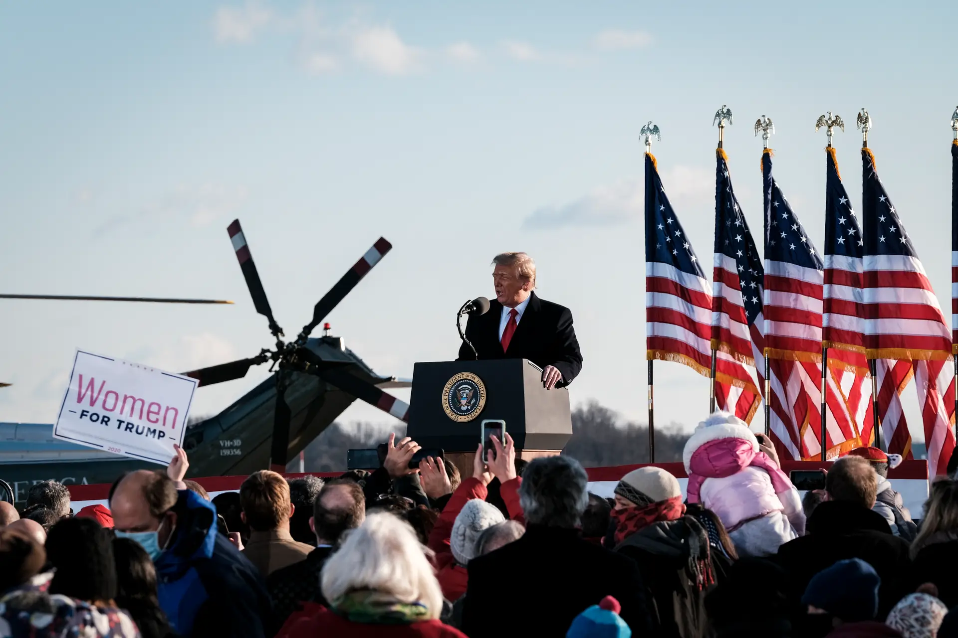 O último discurso de Donald Trump como Presidente dos Estados Unidos