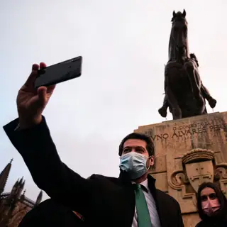 Candidato do Chega a Castelo Branco hostilizou jornalistas durante campanha de Ventura. Agora diz que era “recado” interno