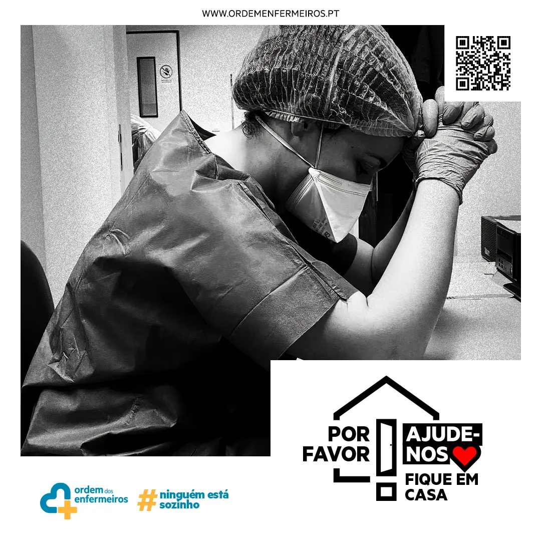 Covid-19. Enfermeiros pedem: “Fique em Casa”