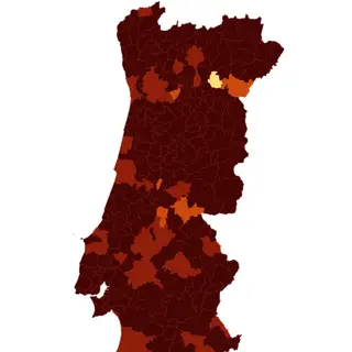 Covid-19. Dois terços do país em risco extremamente elevado de infeção